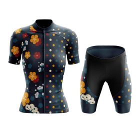 Summer Short-sleeved Cycling Jersey Suit Mountain Bike (Option: Top and shorts-5XL)