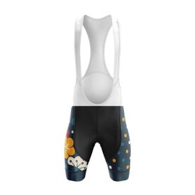 Summer Short-sleeved Cycling Jersey Suit Mountain Bike (Option: Suspender shorts-3XL)
