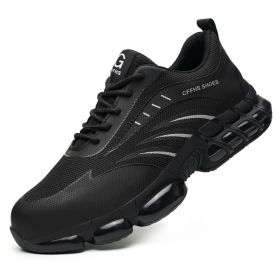 Popcorn Sole Protective Footwear Safety Shoes (Option: BLACK-45yards)