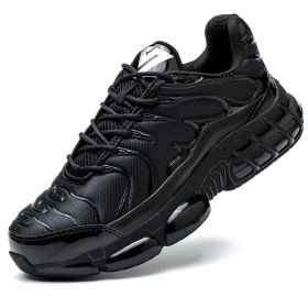 Safety Shoes Men's And Women's Steel Toe Cap Breathable (Option: Black-44)